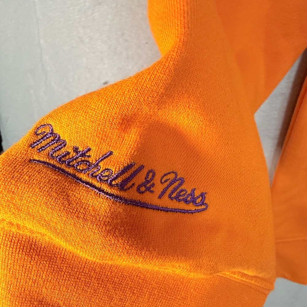 Mitchell & Ness Clemson Tigers NCAA Crewneck Sweatshirt Orange XL NWT - Picture 7 of 12